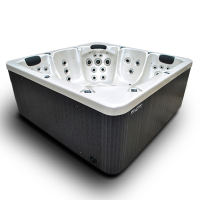 النمط الأمريكي Air Jets Whirlpool Bathtub Massage حوض الاستحمام الساخن مع الشلال